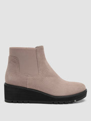 Chelsea Corduroy Wedge Bootie