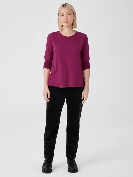 Organic Pima Cotton Jersey Long-Sleeve Tee