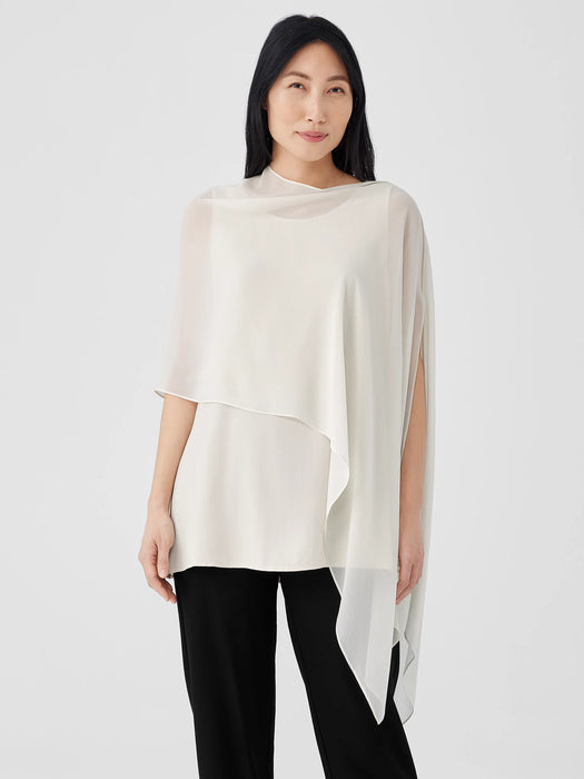 System Sheer Silk Georgette Wrap