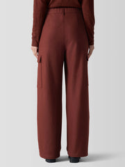 Felted Wool Jersey Cargo Pant in Regenerative Wool