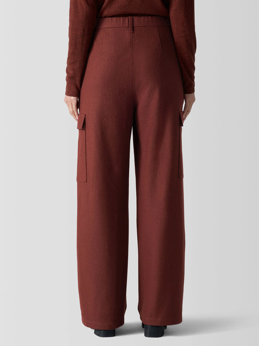 Felted Wool Jersey Cargo Pant in Regenerative Wool