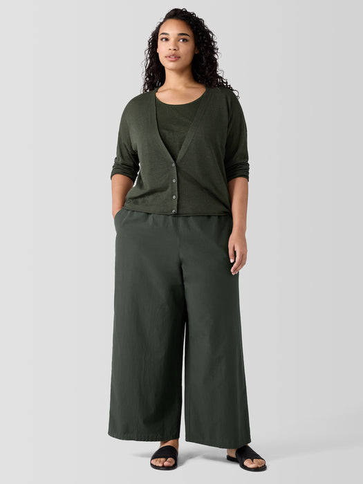 Organic Linen Cotton&nbsp;Cropped Cardigan