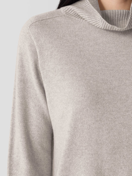 Italian Cashmere Turtleneck Top