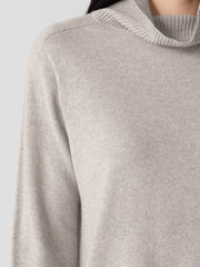 Italian Cashmere Turtleneck Top