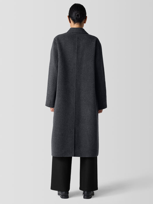Doubleface Wool Cloud Notch Collar Coat