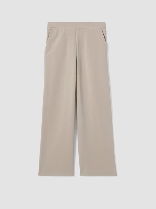 Washable Flex Ponte Wide-Leg Pant