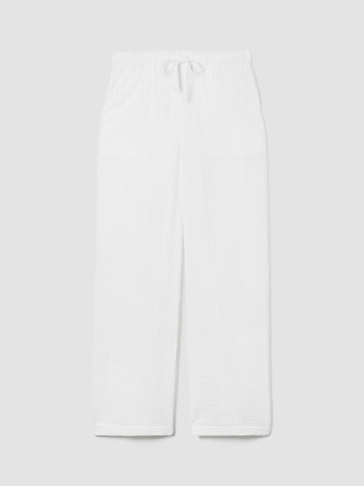 Organic Cotton Lofty Gauze Straight Pant