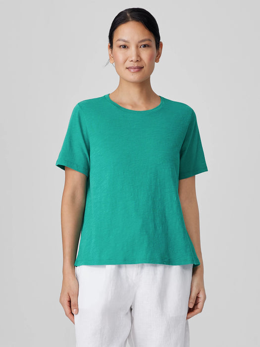 Organic Cotton Slubby Jersey Tee
