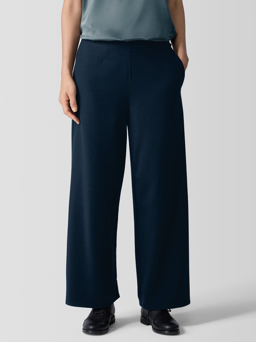 Washable Flex Ponte Wide-Leg Pant