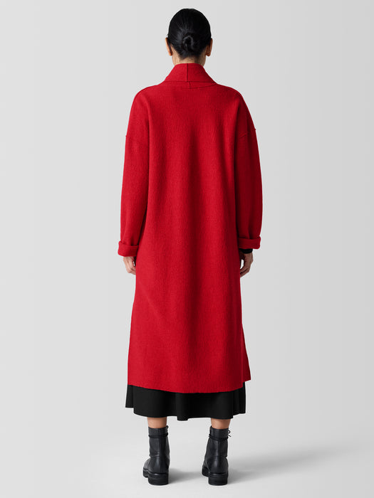 Lightweight Boiled Wool Icon Coat in Regenerative Wool