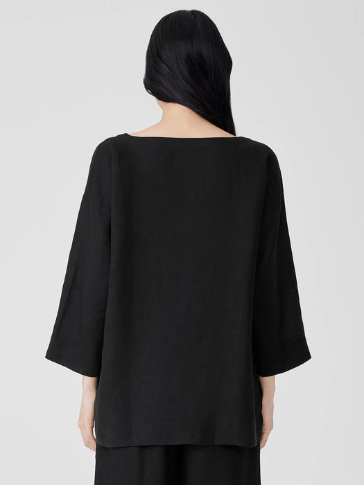 Handkerchief Linen Drawstring&nbsp;Top