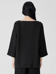 Handkerchief Linen Drawstring&nbsp;Top