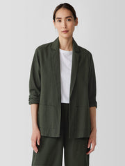 Organic Cotton Ripple Blazer