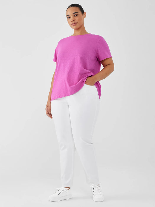 Organic Cotton Slubby Jersey Tee