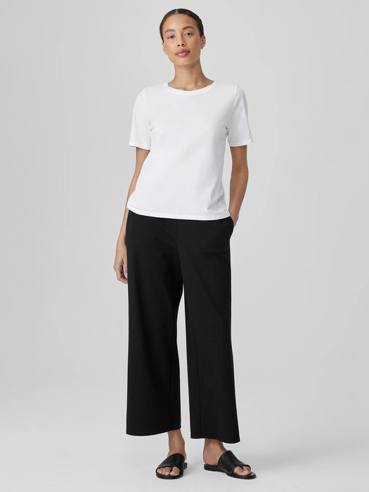 Organic Pima Cotton Jersey&nbsp;Round Neck Tee