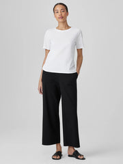 Organic Pima Cotton Jersey&nbsp;Round Neck Tee