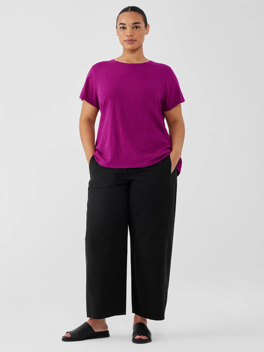 Organic Cotton Slubby Jersey Tee