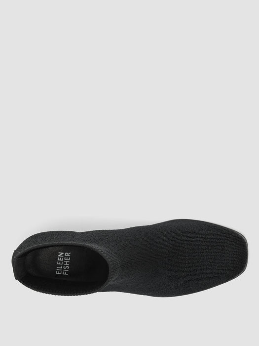Paron Crepe Stretch Wedge Bootie