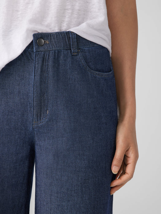 Airy Organic Cotton Twill&nbsp;Wide Trouser Pant