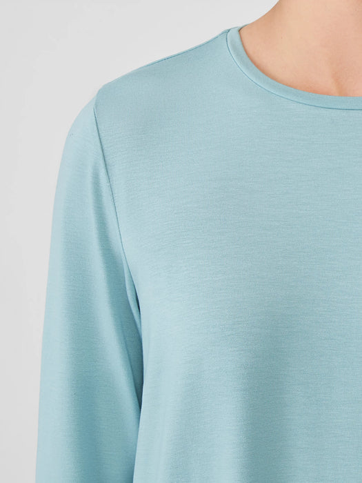 Fine Jersey Crew Neck Top