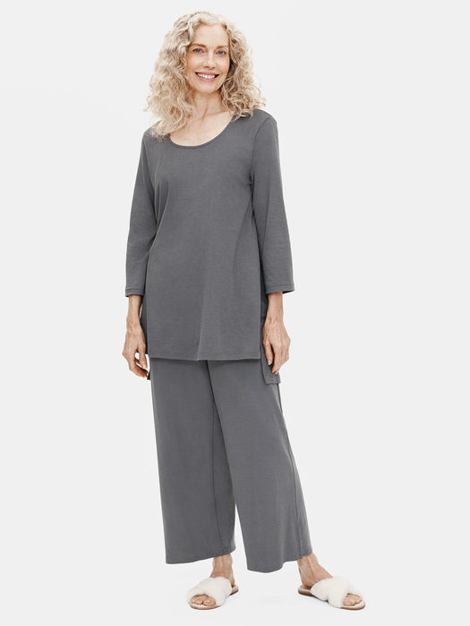 Organic Cotton Interlock Long Sleep Top