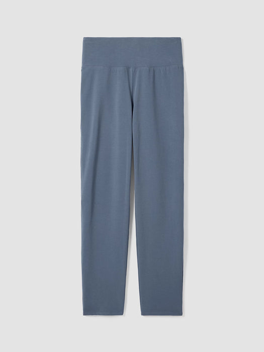 Pima Cotton Stretch Jersey High-Waisted Pant