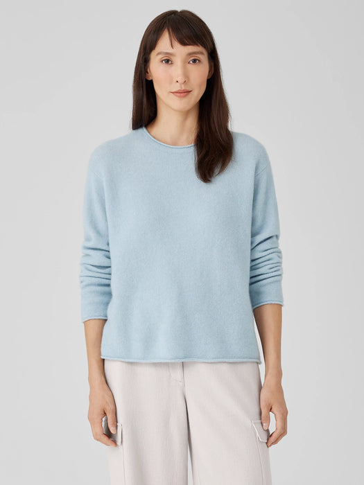 Cashmere Silk Bliss Crew Neck Top