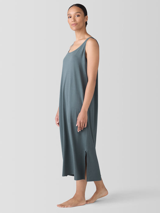 Organic Cotton Interlock Tank Sleep Dress