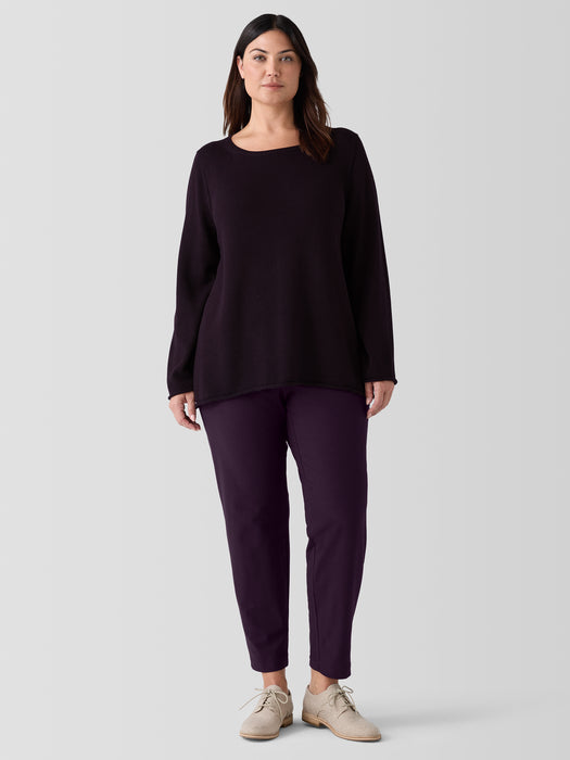 Peruvian Cotton Blend Bateau Neck Top