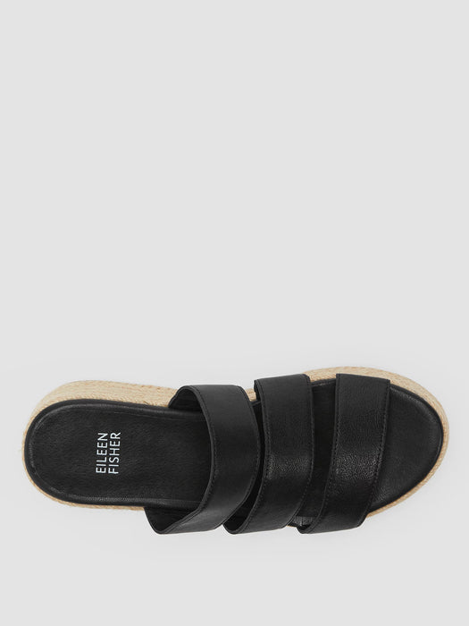 Mayla Tumbled Leather Espadrille