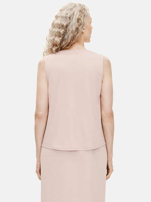 Organic Cotton Interlock U-Neck Sleep Tank