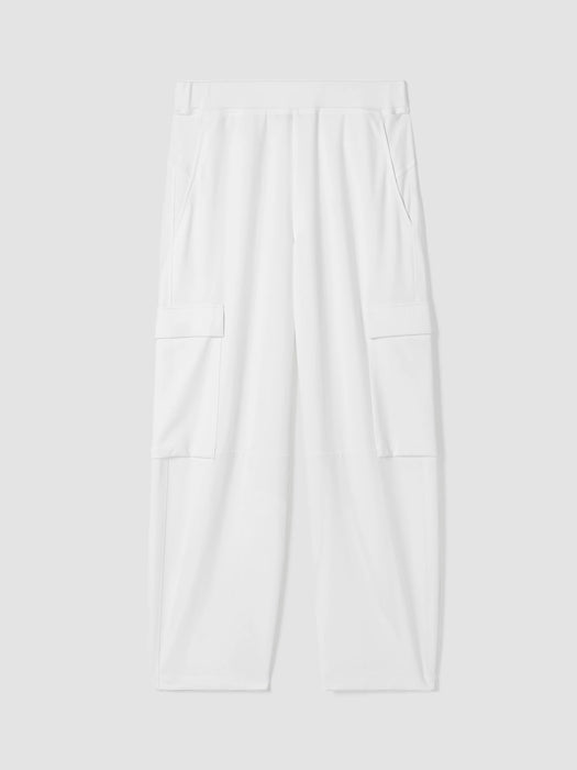 Washable Flex Ponte Cargo Lantern Pant