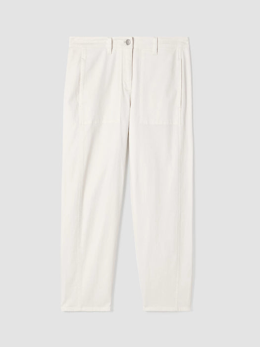 Undyed Organic Cotton Denim Lantern Jean