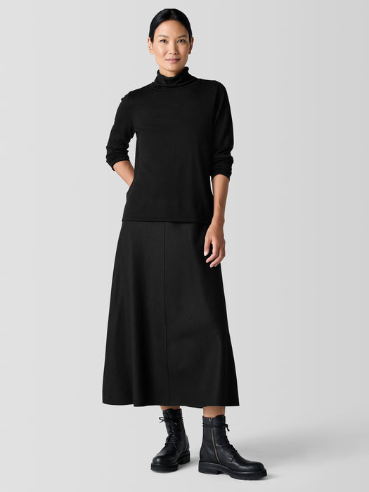 Fine Merino Turtleneck Top in&nbsp;Regenerative Wool