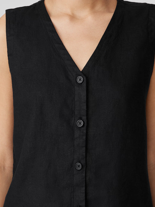 Organic Linen Vest