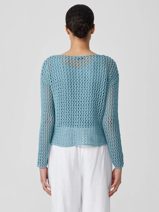 Peruvian Organic Cotton Cord Bateau Neck Top