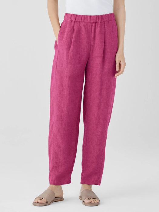Washed Organic Linen D&eacute;lav&eacute; Lantern Pant