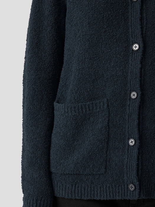 Cotton Fluff Classic Collar Cardigan