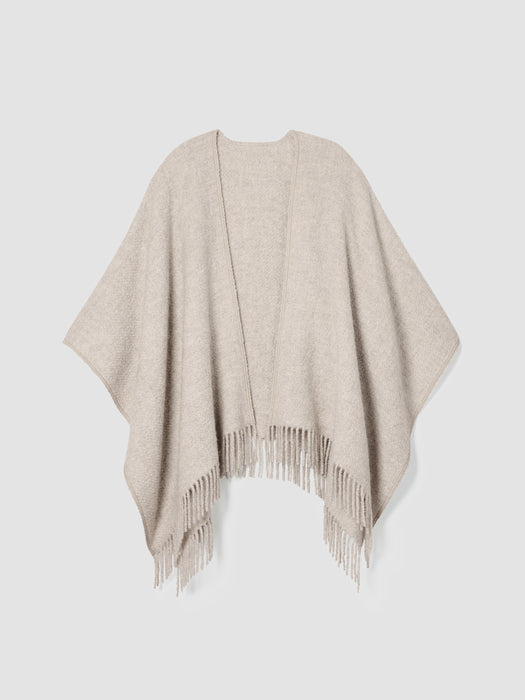 Alpaca Silk Boucle Poncho