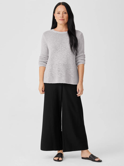 Organic Linen Cotton&nbsp;Crew Neck Top