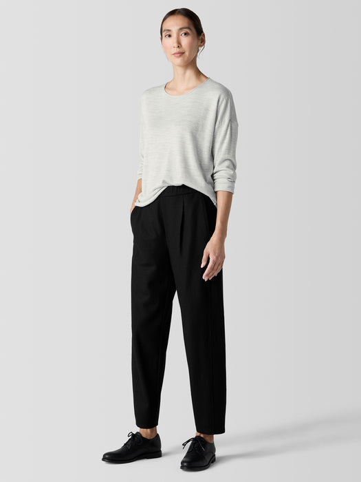 Felted Wool Jersey Lantern Pant in Regenerative Wool
