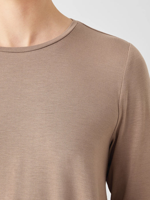Fine Jersey Crew Neck Top
