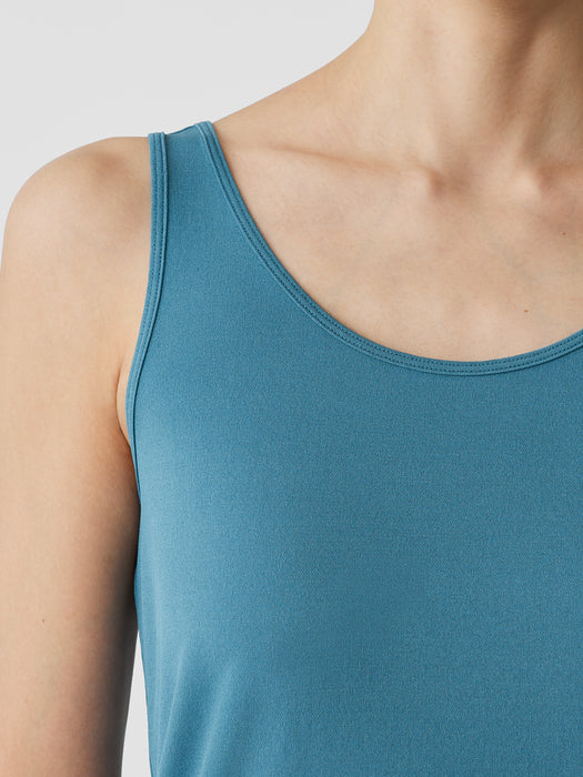 Stretch Silk Jersey&nbsp;Scoop Neck Tank