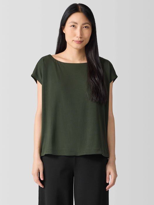 Fine Jersey&nbsp;Square Top