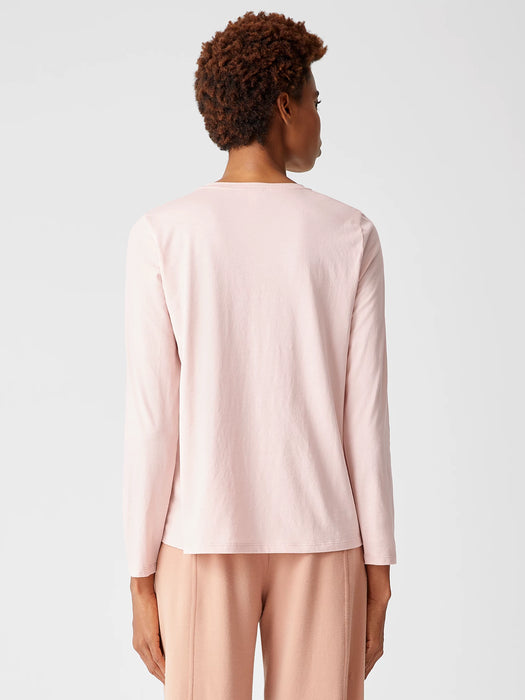 Organic Pima Cotton Jersey Long-Sleeve Tee