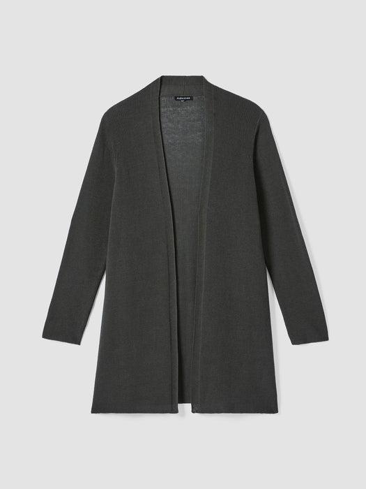 Peruvian Organic Cotton Crepe Cardigan