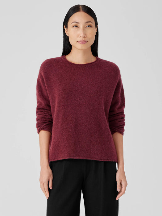 Cashmere Silk Bliss Crew Neck Top