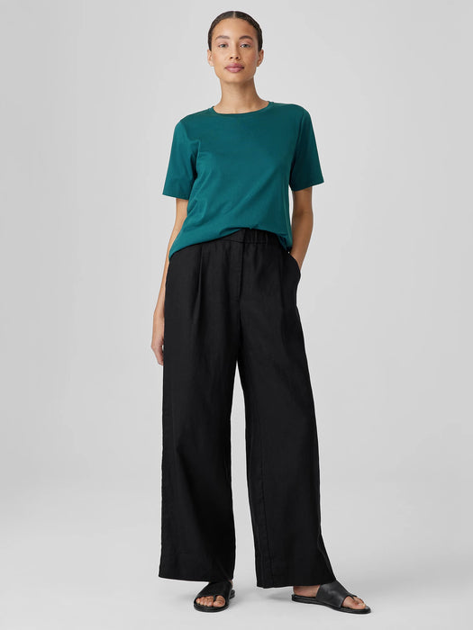Organic Pima Cotton Jersey&nbsp;Round Neck Tee