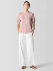 Organic Pima Cotton Jersey&nbsp;Round Neck Tee