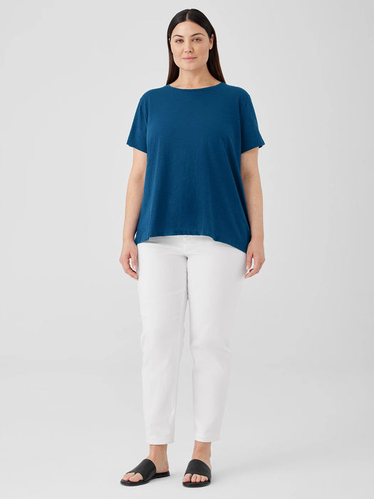 Organic Cotton Slubby Jersey Tee
